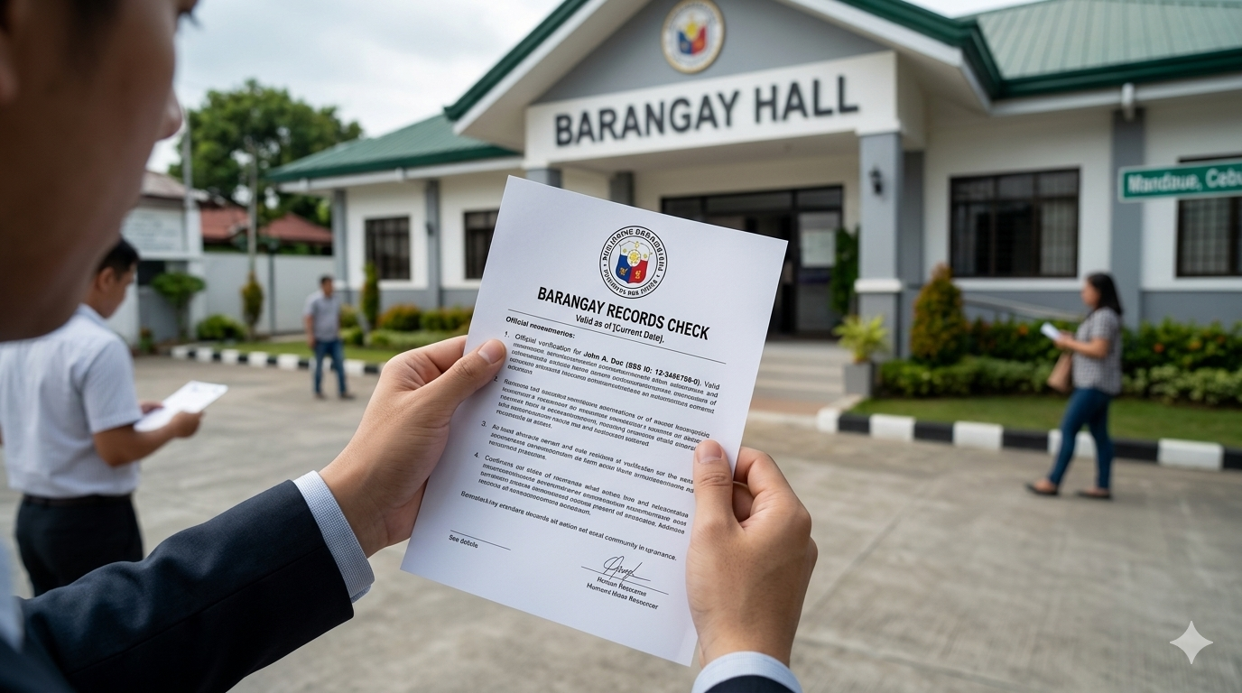 Barangay Records Check