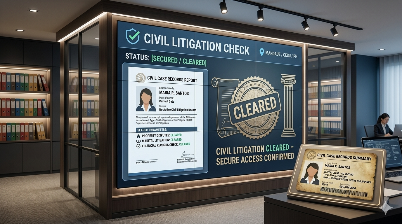 Civil Litigation Check